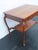 Early 1900s Tiger Oak Writing Office Desk Console Table 6675 For Sale - Image 13 of 15