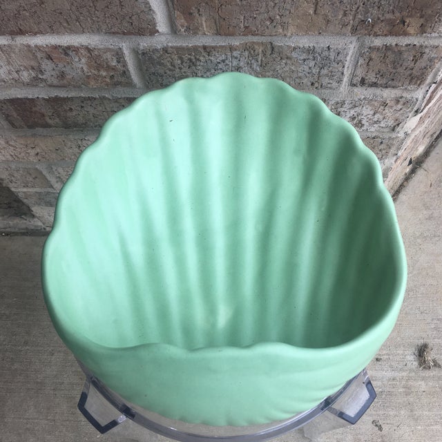 Vintage Royal Haeger Pottery Clam Shell Dish | Chairish