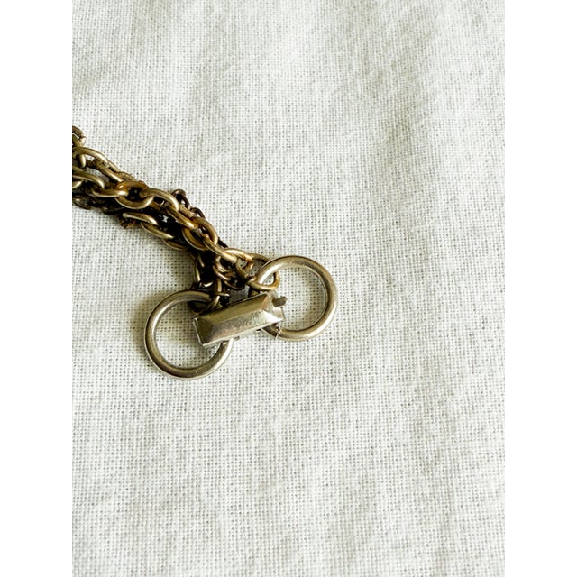 Vintage Coro Philodendron Relief Pendant Necklace For Sale - Image 10 of 12
