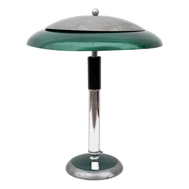 Art Deco Industrial Table Lamp, 1940 For Sale