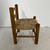 Miniature salesman sample chair. Could be used as an easel for small art / pictures or simply displayed alone. Measures 6”...