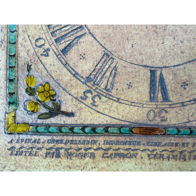 1970s Roger Capron Vallauris “Cercle Du Soleil” Ceramic Wall Clock, 1970s For Sale - Image 5 of 12