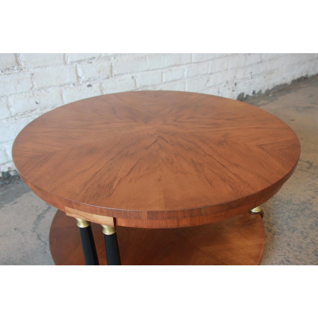 Baker Furniture Round Neoclassical Coffee Table Chairish