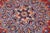1980s Shabby Chic Persian Rust/Blue Wool Rug - 9'9'' X 13'0'' For Sale - Image 5 of 10