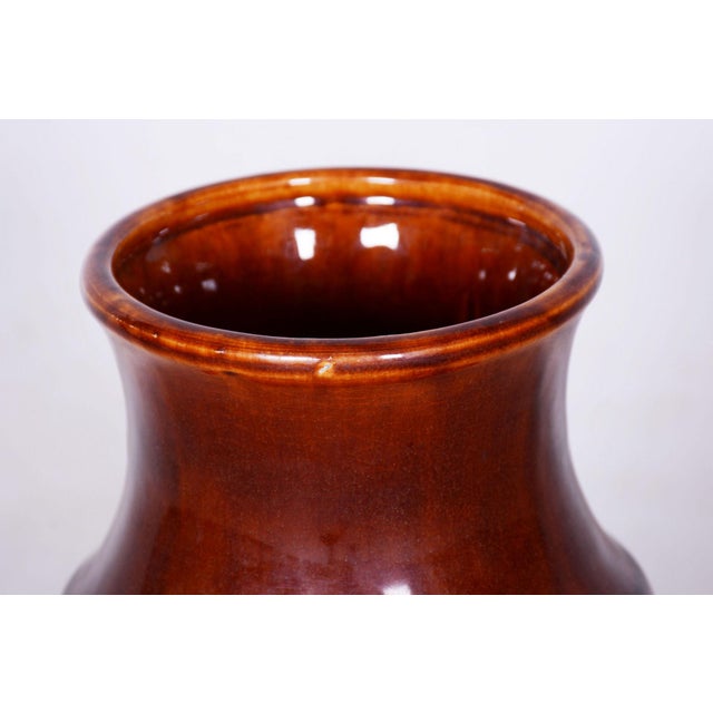 Mid-Century Modern Mid-Century Czech Ceramic Vase, 1950s For Sale - Image 3 of 7