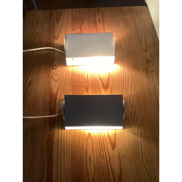 Metal Wall Lights by J. J. M. Hoogervorst for Anvia, 1960s, Set of 2 For Sale - Image 7 of 9