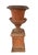 Italian Vintage Italian Terracotta Garden Urn on Pedestal For Sale - Image 3 of 12