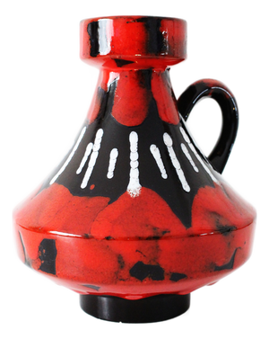 Fat Lava 2024-18 Vase from Ilkra Keramik, 1960