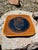 Orange Early Piero Fornasetti Milano Italy Porcelain "Vasi" Square Plate Vintage Mid Century Italian Pottery Catchall Tray For Sale - Image 8 of 10