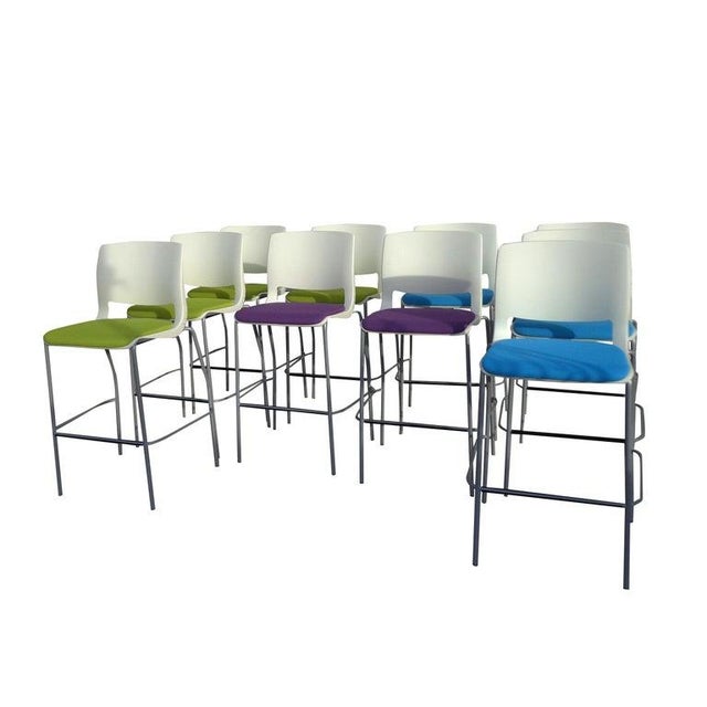 2000 - 2009 Late 20th Century Teknion Variable Stool by Alessandro Piretti - Set of 3 For Sale - Image 5 of 8