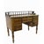 Antique Center Desk in Walnut For Sale - Image 5 of 6