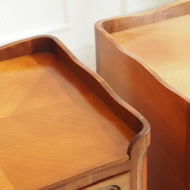 Louis Philippe Bedside Tables with Drawers, 1830s, Set of 2 For Sale - Image 3 of 13