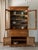 Mid 20th Century Oak Stepback Cupboard & Glass Display Hutch For Sale - Image 4 of 18