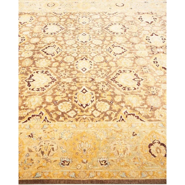 Solo Rugs Mogul, One-of-a-Kind Hand-Knotted Area Rug in Brown, 6' 2" x 9' 1" For Sale - Image 4 of 8