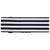 Newport Chaise Lounge, Navy Stripe For Sale - Image 10 of 13