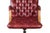 Late 20th Century Chesterfield Style Tufted Leather High Back Executive Office Chair For Sale - Image 5 of 13