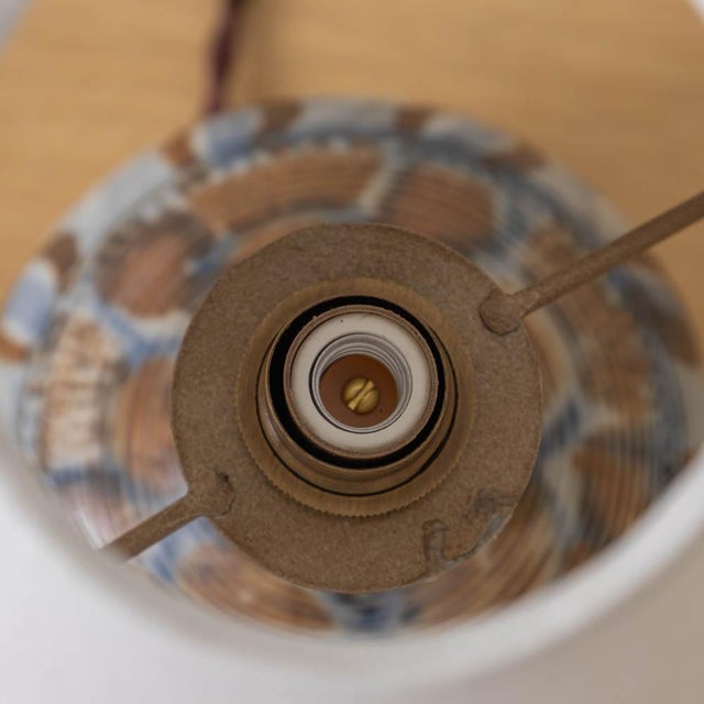 1960s French Ceramic Lamp by Jean-Claude Courjault For Sale - Image 9 of 12