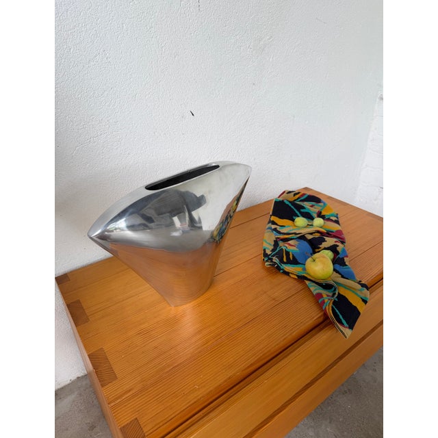 Vase in Cast Aluminum, 1970s For Sale - Image 13 of 18