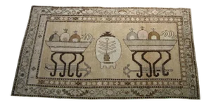 Antique Central Asian Khotan Samarkand Rug 7'3'' X 4'1''