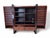 Wood Vintage Modern Mahogany Media Console With Sliding Woven Doors by South Cone For Sale - Image 7 of 8