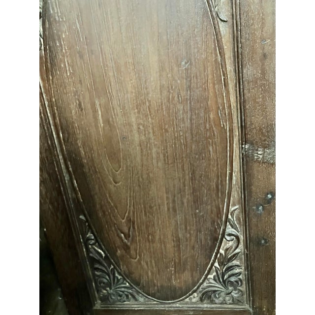 Solid Wood Door Panels, Decorative Oval Raised Medallion For Sale - Image 12 of 12