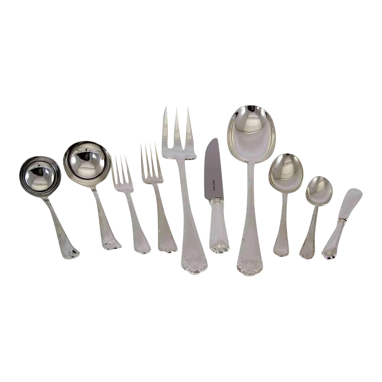 Vintage /New c.j. Vander Silverplate Louis Seize Pattern Flatware Set ...