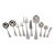 Vintage /New c.j. Vander Silverplate Louis Seize Pattern Flatware Set for 12- 76 Pieces For Sale