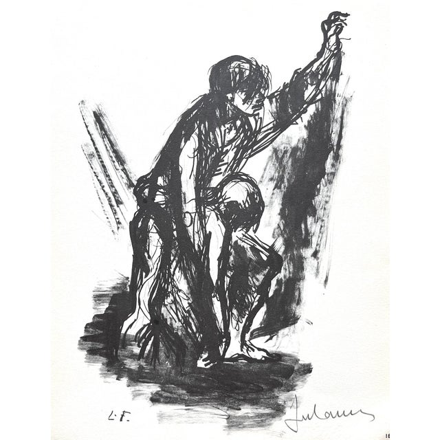 Artist: Lucien Fontanarosa Country: France Medium: Facsimile Marks: Hand-signed in pencil Printed: 1962 by La Press...