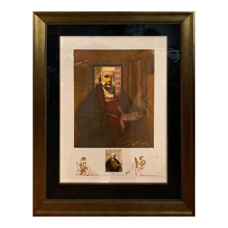 Rembrandt (Portrait Du Peintre Par Lui-Meme) by Salvador Dali For Sale