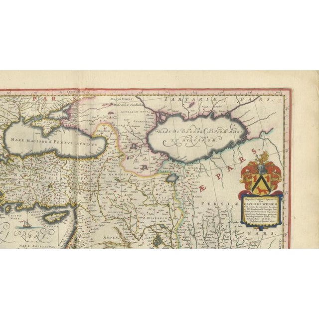 Ottoman Empire Map from Blaeu, 1642 For Sale - Image 9 of 14