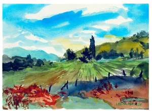 Carmel Valley Hills Painting