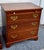 Vintage Pair Mahogany Nightstands Chippendale Chests With Pull Out For Sale - Image 9 of 18