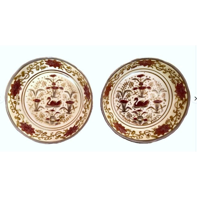 Andrea by Sadek Scalloped Swan Bowls - A Pair For Sale - Image 10 of 10