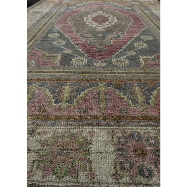 Early 21st Century Turkish Vintage Rug 3'9" x 6'4" #17811 For Sale - Image 5 of 8