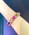 Metal Bochic “Capri” Red Ruby & Multi Color Sapphires Bangle Set In 18K Gold & Silver For Sale - Image 7 of 12