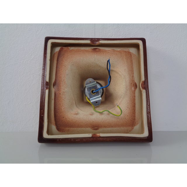 Pop Art Ceramic Wall Lamp, Germany, 1970s For Sale - Image 11 of 15