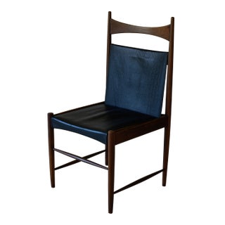 1959 Attributed to Sergio Rodrigues High-Backed Cantu Chair by Oca, Brazil. For Sale