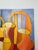 Orange D. 2003 Chase Bailey Large Still Life Canvas, Paris, France, D. 2003 For Sale - Image 8 of 10