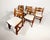 Vintage Brutalist Belgian Oak Dining Chairs, 1970s, Set of 6 For Sale - Image 10 of 10