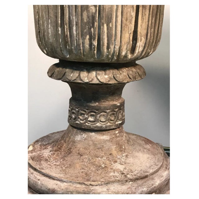 19th Century Mark H. Blanchard victorian Terra Cotta Garden Urns by Mark H. Blanchard For Sale In Philadelphia - Image 6 of 8