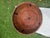 Vintage 17.5” Handmade Primitive Pencil Rattan Basket With Leather Rim For Sale - Image 4 of 12