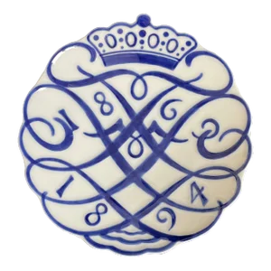 Antique 1869-1894 Royal Copenhagen Memorial Plate