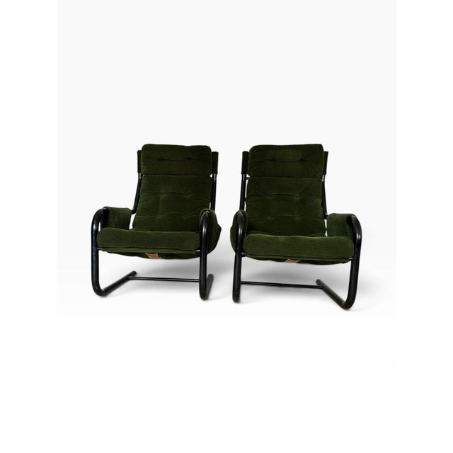 Holy Chenille Armchairs by Diego Mattu for 1P (Uno Pi), 1970, Italy, Set of 2 For Sale - Image 11 of 14