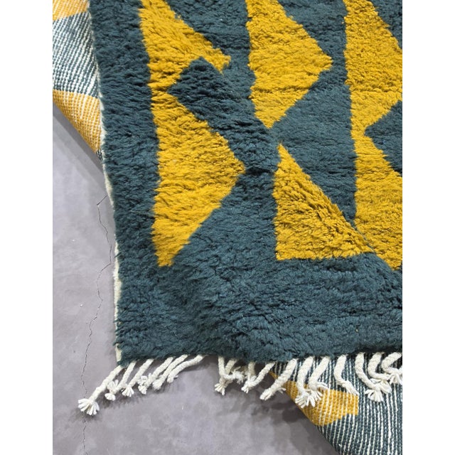 2020s Authentic Handmade Moroccan Rug - 9.8 X 8.4 Ft For Sale - Image 5 of 8