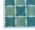 Handmade Cotton Area Rug, Natural Vegetable Dyed, Green and Cream Checked Dhurrie- 8'x10' For Sale - Image 10 of 10
