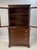 High quality two-piece solid mahogany cabinet and chest by Craftique Furniture Company of Mebane, North Carolina....