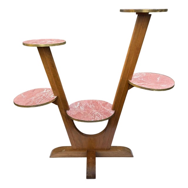 Mid-Century Space Age Flower Stand, 1960s For Sale