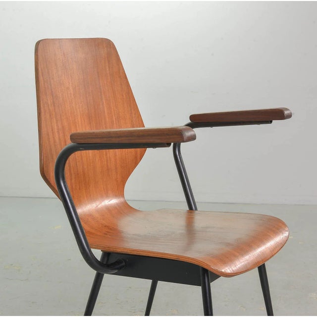 Italian Plywood Side Chairs by Carlo Ratti for Legni Curvati, 1950s, Set of 2 For Sale - Image 12 of 13