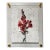 Red Snapdragon - Hand Textured Red Snapdragon Art For Sale