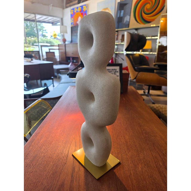 Abstract Sculpture in White by Arteriors For Sale - Image 11 of 13